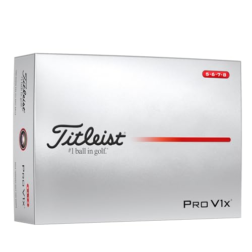 Pro V1x Golf Balls - High Numbers - Premium Performance White