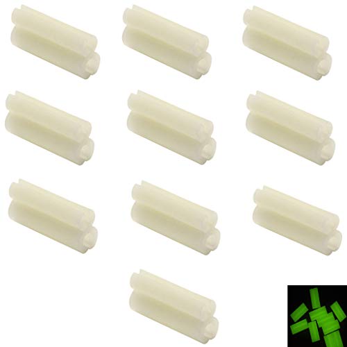 Fishing Rod Glow Stick Holder - 20 Mini Clip-On Light Sticks