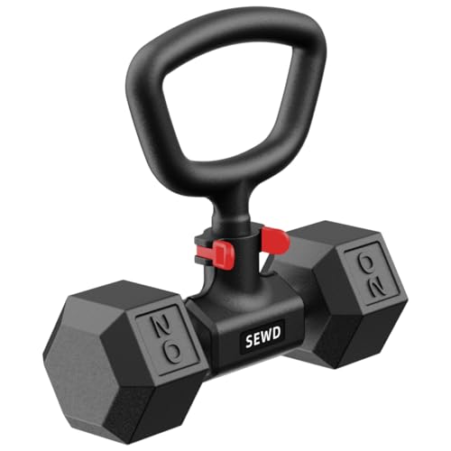 SEWD Adjustable Dumbbell to Kettlebell Converter - Portable Fitness Equipment