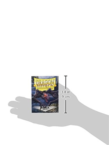 Matte Card Sleeves for Trading Cards - 100 Pack, Black