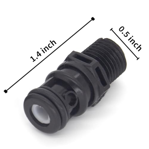 QUICKMARINE 8838TM6 Outboard Fuel Tank Male Sprayless Connector - Marine Fuel Fitting