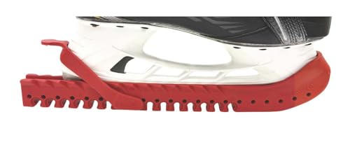 Hockey Skate Guard - SuperGard Red with Non-Slip Strap