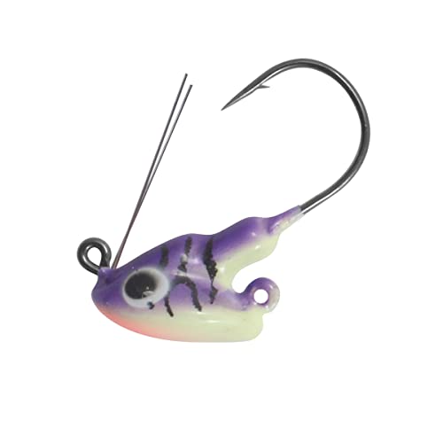 Weedless Stand-Up Fireball Jig - 1/4 Oz Sunrise