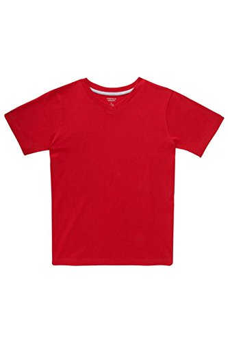 Boys' Short Sleeve V-Neck T-Shirt - Red - Size 4-5