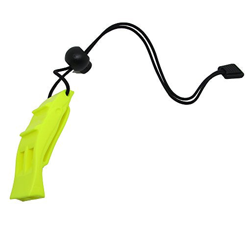 Dolphin Shape Diving Whistle with Lanyard - Orange