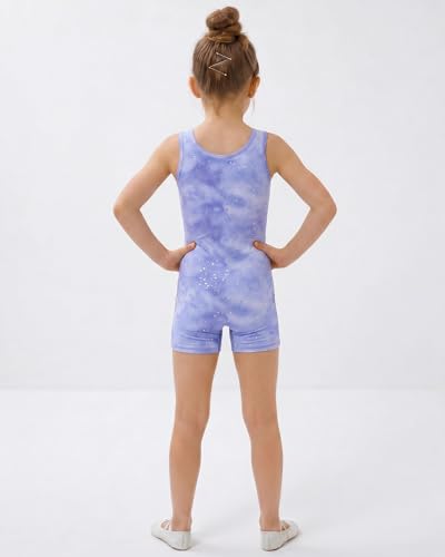 Gymnastics Leotard for Girls - Cloudburst Purple, 4-5T