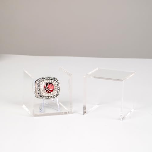 Championship Ring Display Case - Small Clear 2x2x2in