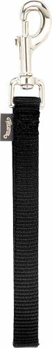 Black Goat Lead with 8-Inch Loop - Durable Single-Ply