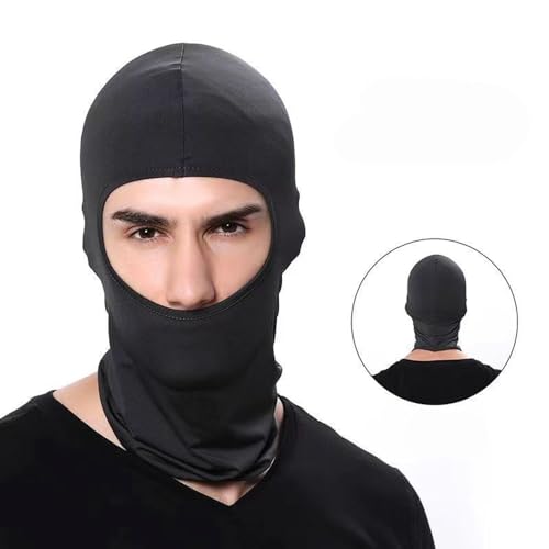 Ski Mask Bandana Face Covering - UV Protection, White
