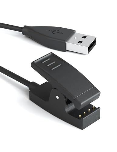 USB Charging Cable for Garmin Approach S20, Forerunner 230/235/645, Vivomove HR