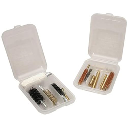 Jag and Brush Case - 4 Compartments, Clear, USA Made - Pack of 1