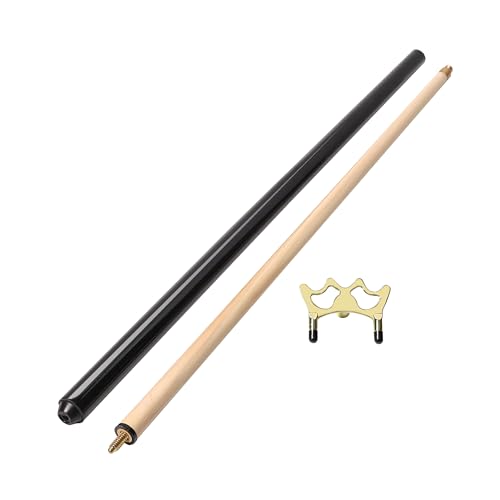 GSE Portable Billiard Bridge Head & Stick Set - Pool Cue with Screw-On Bridge Head, 57" Solid Wood Bridge Stick & Zinc Alloy Bridge Head for Pool