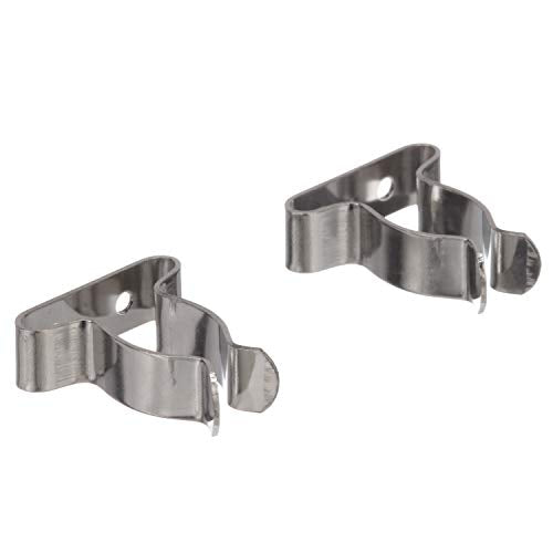 Stainless Steel Spring Clamps - 5/8 to 1-1/4 In. - Pack of 2