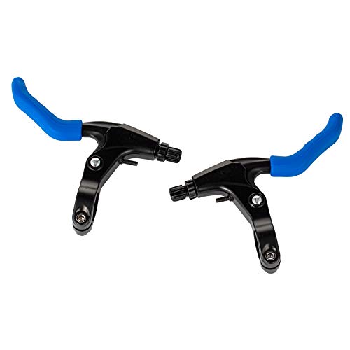 Silicone Bike Brake Lever Grip Covers - Anti-Slip Handle Sleeves - Blue