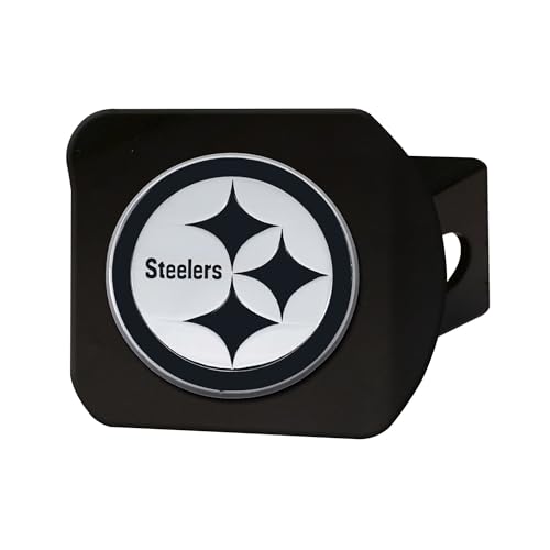 Pittsburgh Steelers 3D Metal Hitch Cover - Durable Car Accessory