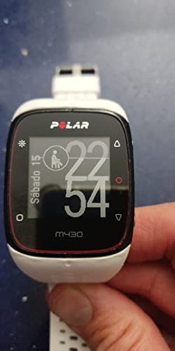 Silicone Sport Watch Band for Polar M400 and M430 - White