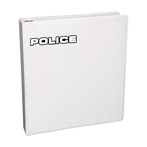 Police Decal Sticker - 8" Vinyl for Car, Laptop, Notebook