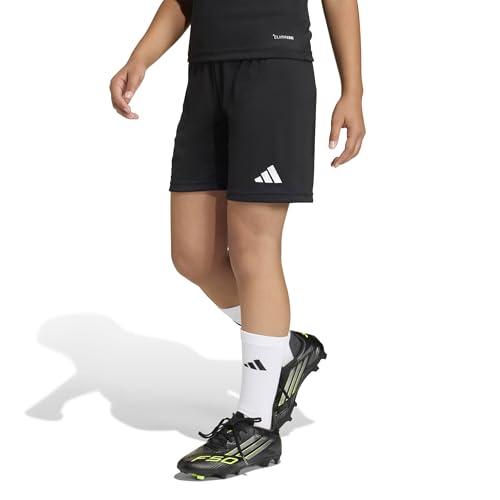 Boys Soccer Shorts - adidas Entrada26 - Medium Black & White