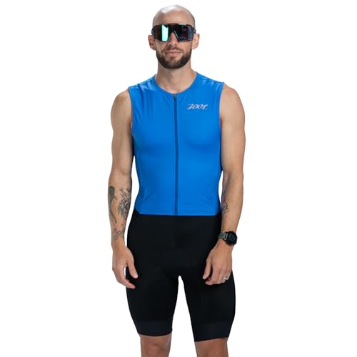 Men's Triathlon Sleeveless Racesuit | Quick-Dry with Chamois