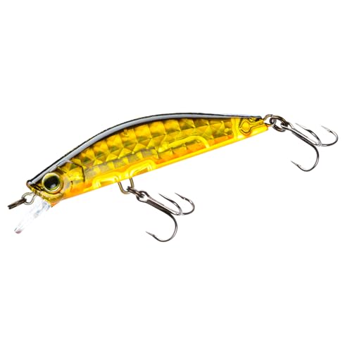 3DR-X Flat Heavy Minnow Sinking Lure - Prism Gold Black / 1-5/8"