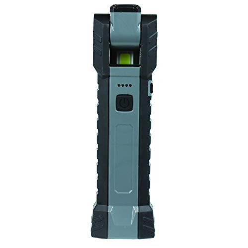 Feit Electric Compact Handheld LED Work Light Flashlight with 250/500 Lumens Ultra Bright, Magnetic Base, Hanging Hook, 6500K Daylight, Foldable and Rechargeable Handheld Flood Light - WORK500BAT