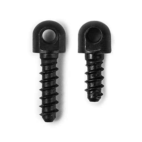 Wood Sling Swivel Screws Set - 1/2" & 3/4" - 6 Pieces for Rifles