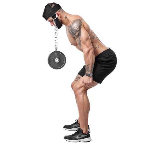 Neck Harness for Strength Training - Adjustable Chin Straps