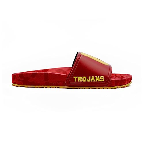 Unisex Quick Dry Sandals - Hype NCAA Team Graphic USC Trojans - Size 7