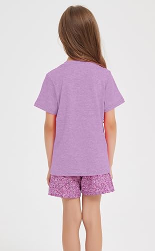 Quick Dry Sport T-Shirts for Girls, Kids & Teens - Light Purple, Age 14-16