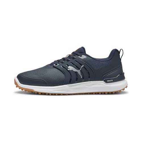 Men's Golf Shoes - Puma Ignite Elevate 2 - Size 10.5 Deep Navy/Puma Silver/Gum