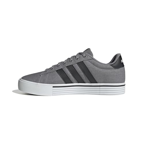 Men's Casual Skate-Inspired Sneakers - Grey/Black/White