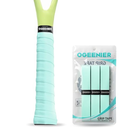 Tennis Racket Grip Tape - 3 Pack Overgrip - Mint Cream