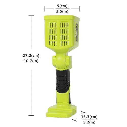 1600LM Flashlight for Ryobi ONE+ 18V Li-ion Ni-Cad Ni-Mh Battery, Portable Handheld Flashlight Project Light for Camping Workshop Garage Car Repairing, Emergency and Job Site(Battery not Included)