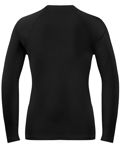 Boys' Compression Thermal Shirt - Medium Black Long Sleeve Base Layer