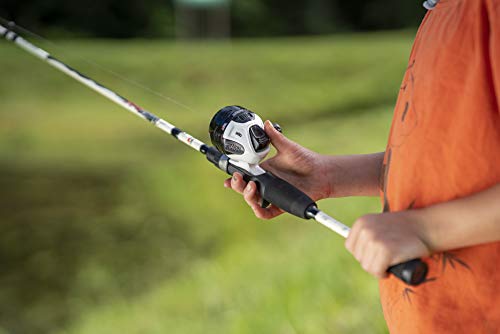 Abu Garcia Ike Dude Spincast Combo 5'6'' Youth Fishing Rod & Reel - New Model