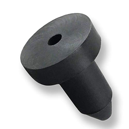Kayak Drain Plugs - 4 Pack Neoprene Stoppers - Black