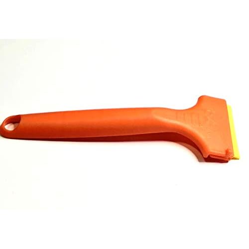 10 Plastic Double Edged Razor Blades and EZ X Razor Scraper Pat. Pending