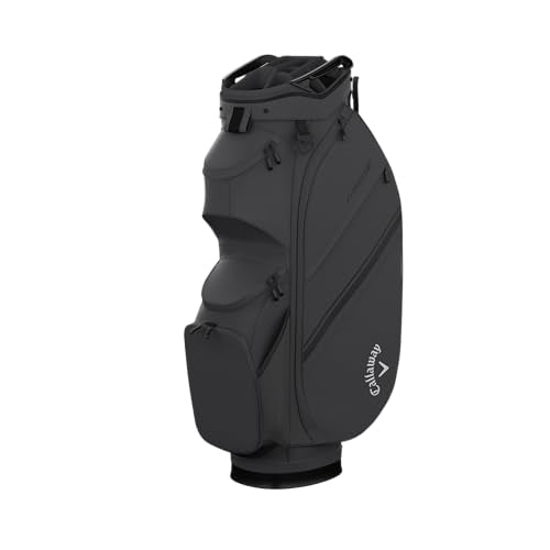 Chase 14 Golf Cart Bag - Charcoal with Putter Well & GPS Pocket