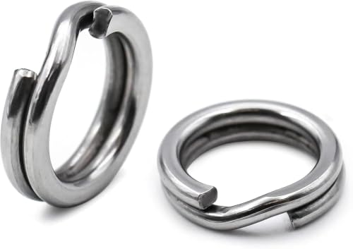 Stainless Steel Fishing Split Rings - 100pcs Ultra Tiny 0# 13lbs