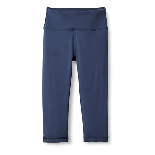 Girls' Athletic Total Train Dance Volleyball Bike Leggings - Medium Navy