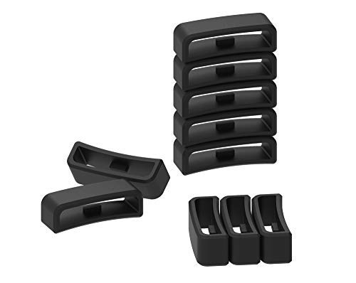 Silicone Fastener Rings for Garmin Vivoactive HR & Forerunner 910XT - Pack of 6