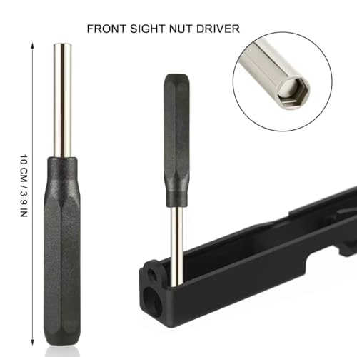 Glock Front Sight Tool Kit - Hex Driver & Pin Punch Set