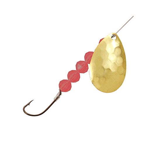 Walleye Spinner Rig - 40" Snell, #4 Indiana Blade, Firetiger