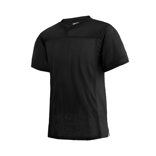 Adult Black Mesh Football Jersey Practice Sports Uniform Small TRIVINKIN