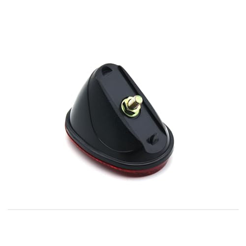Red Retro Bicycle Rear Mudguard with Safety Reflectors