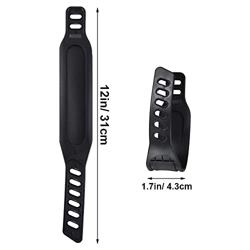 Adjustable Exercise Bike Pedal Straps - Heavy Duty Rubber