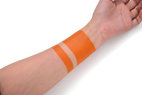 Orange Eye Black Stick - Anti-Glare Grease Paint for Baseball and Football