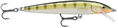 Husky Jerk 10 Lure - Yellow Perch, 4 Inch Fishing Bait