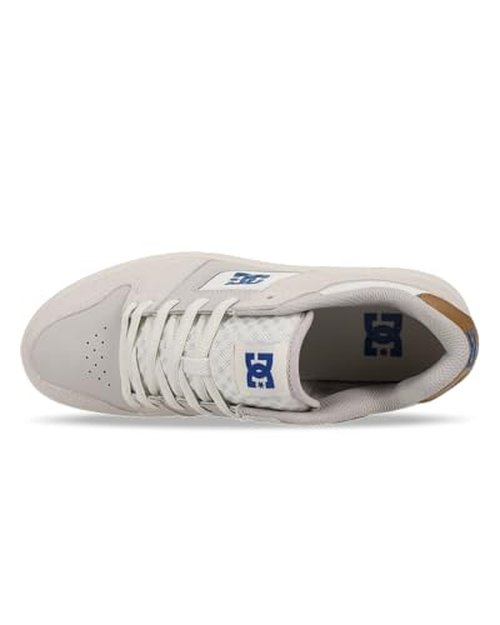 DC Men's Manteca 4 Skate Shoe, TAN/Blue/Gum, 10