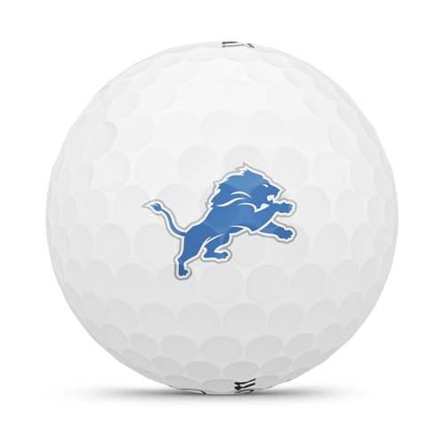 Duo Soft NFL Golf Balls - 12 Pack, White, Detroit Lions